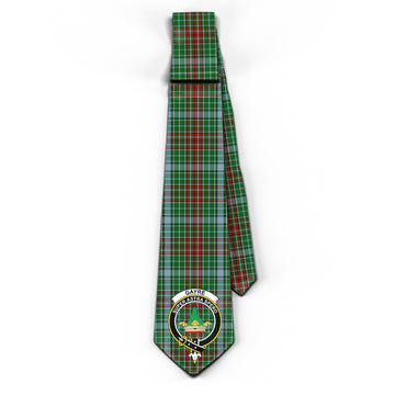 Gayre Tartan Classic Necktie with Family Crest