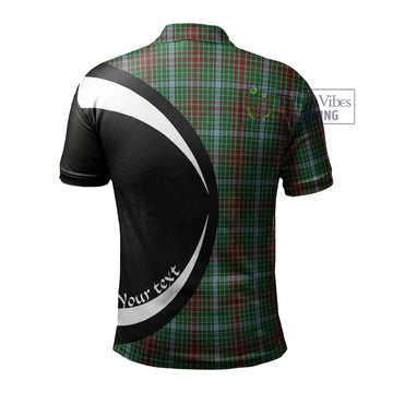 Gayre Tartan Men's Polo Shirt with Family Crest Circle Style - Tartan Vibes Clothing
