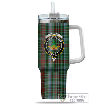 Gayre Tartan and Family Crest Tumbler with Handle