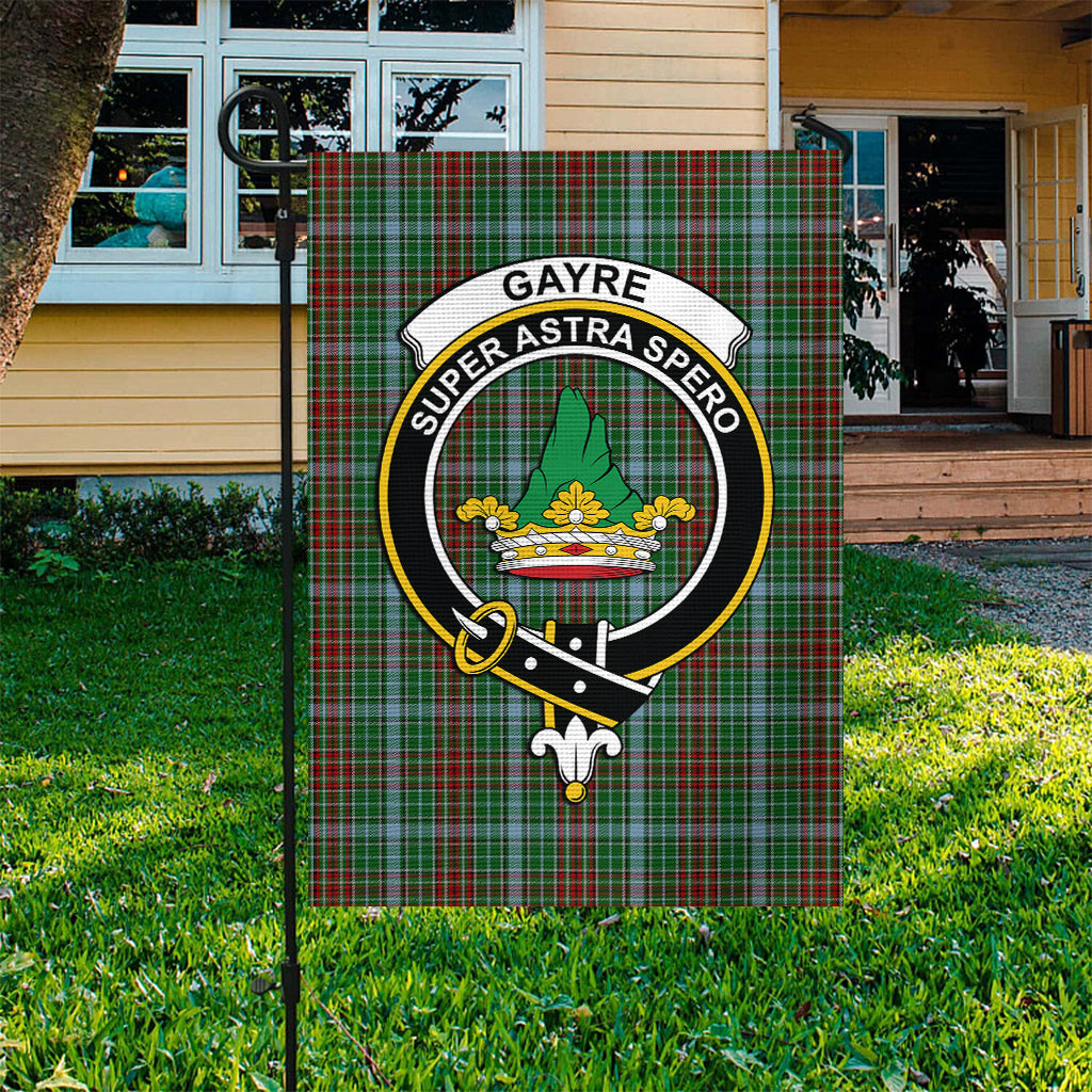 Gayre Tartan Flag with Family Crest - Tartan Vibes Clothing