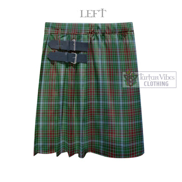 Gayre Tartan Men's Pleated Skirt - Fashion Casual Retro Scottish Kilt Style