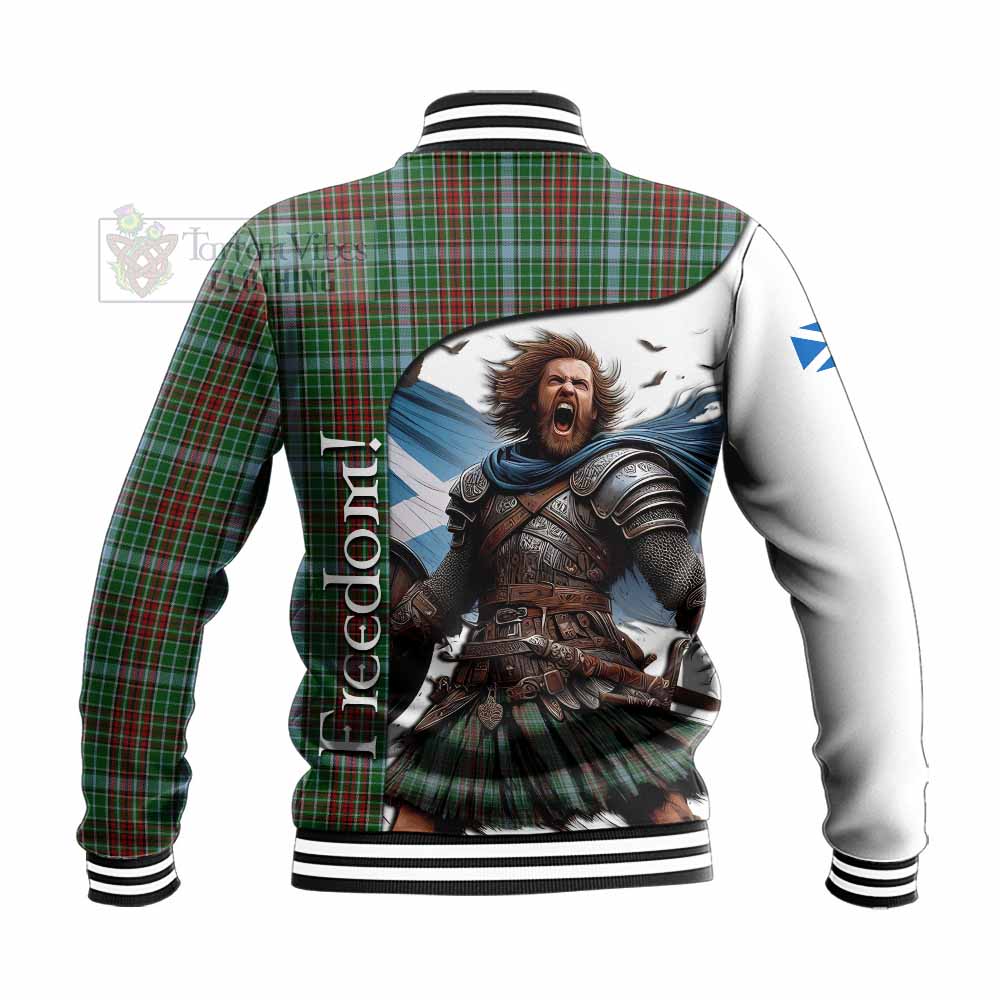 Tartan Vibes Clothing Gayre Crest Tartan Baseball Jacket Inspired by the Freedom of Scottish Warrior