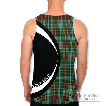 Gayre Tartan Men's Tank Top with Family Crest Circle Style - Tartan Vibes Clothing