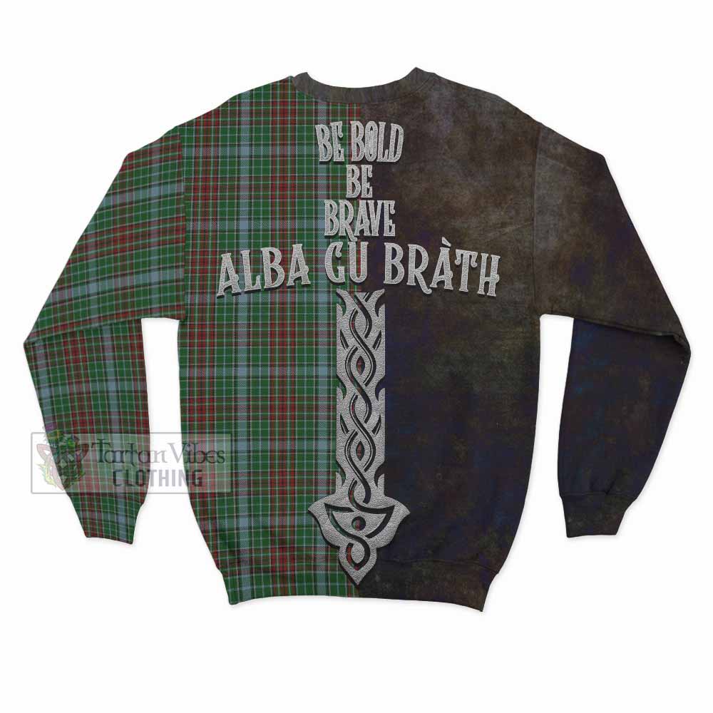 Tartan Vibes Clothing Gayre Tartan Family Crest Sweatshirt Alba Gu Brath Be Brave Lion Ancient Style