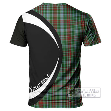 Gayre Tartan T-Shirt with Family Crest Circle Style