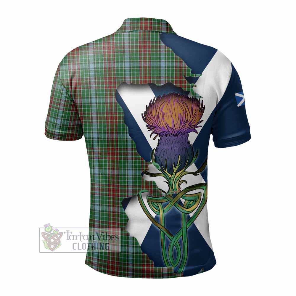 Tartan Vibes Clothing Gayre Tartan Family Crest Polo Shirt Scottish Thistle Celtic Inspired