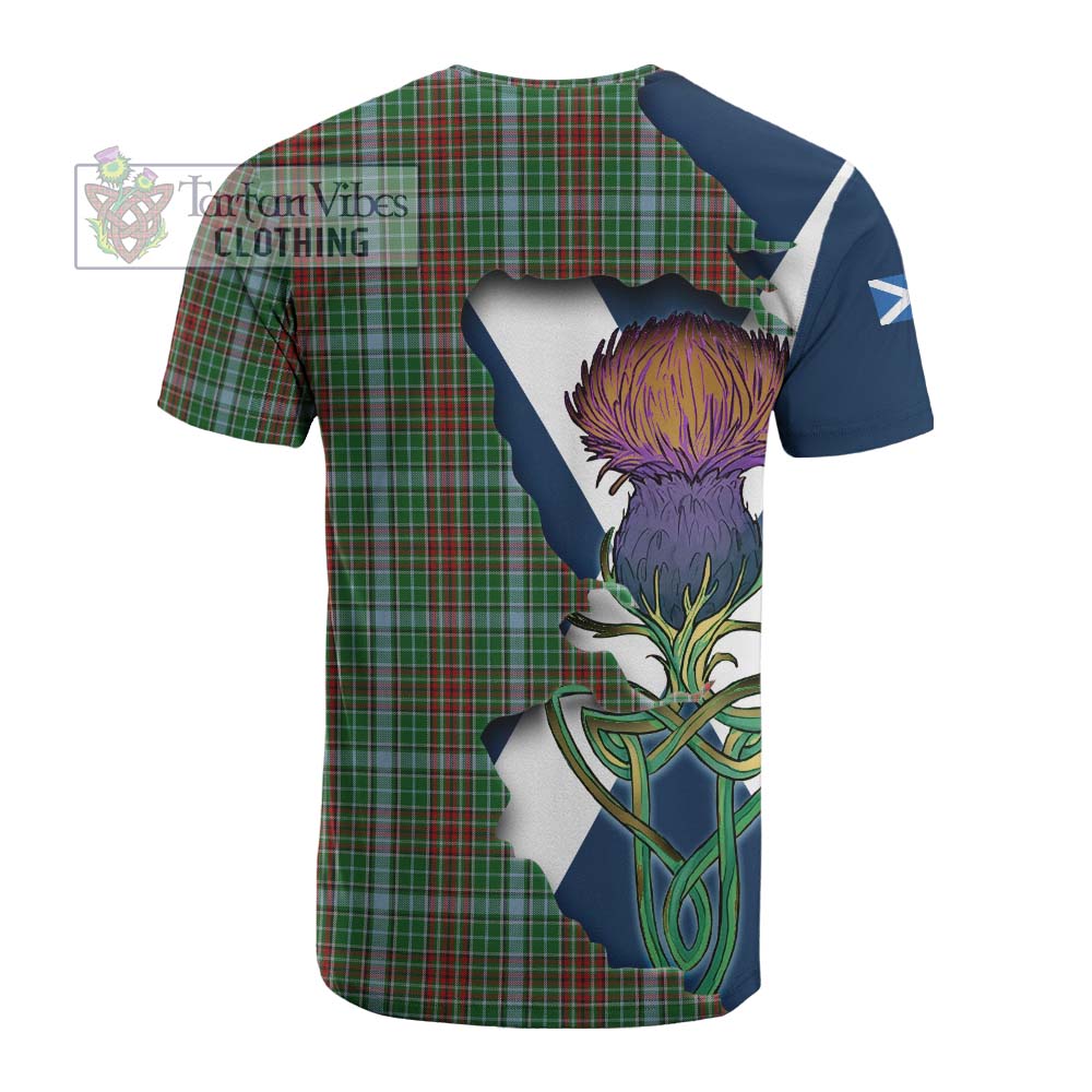 Tartan Vibes Clothing Gayre Tartan Family Crest Cotton T-shirt Scottish Thistle Celtic Inspired
