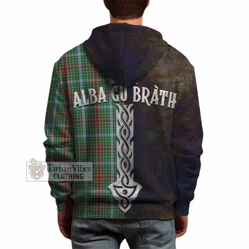Gayre Tartan Family Crest Hoodie Alba Gu Brath Be Brave Lion Ancient Style