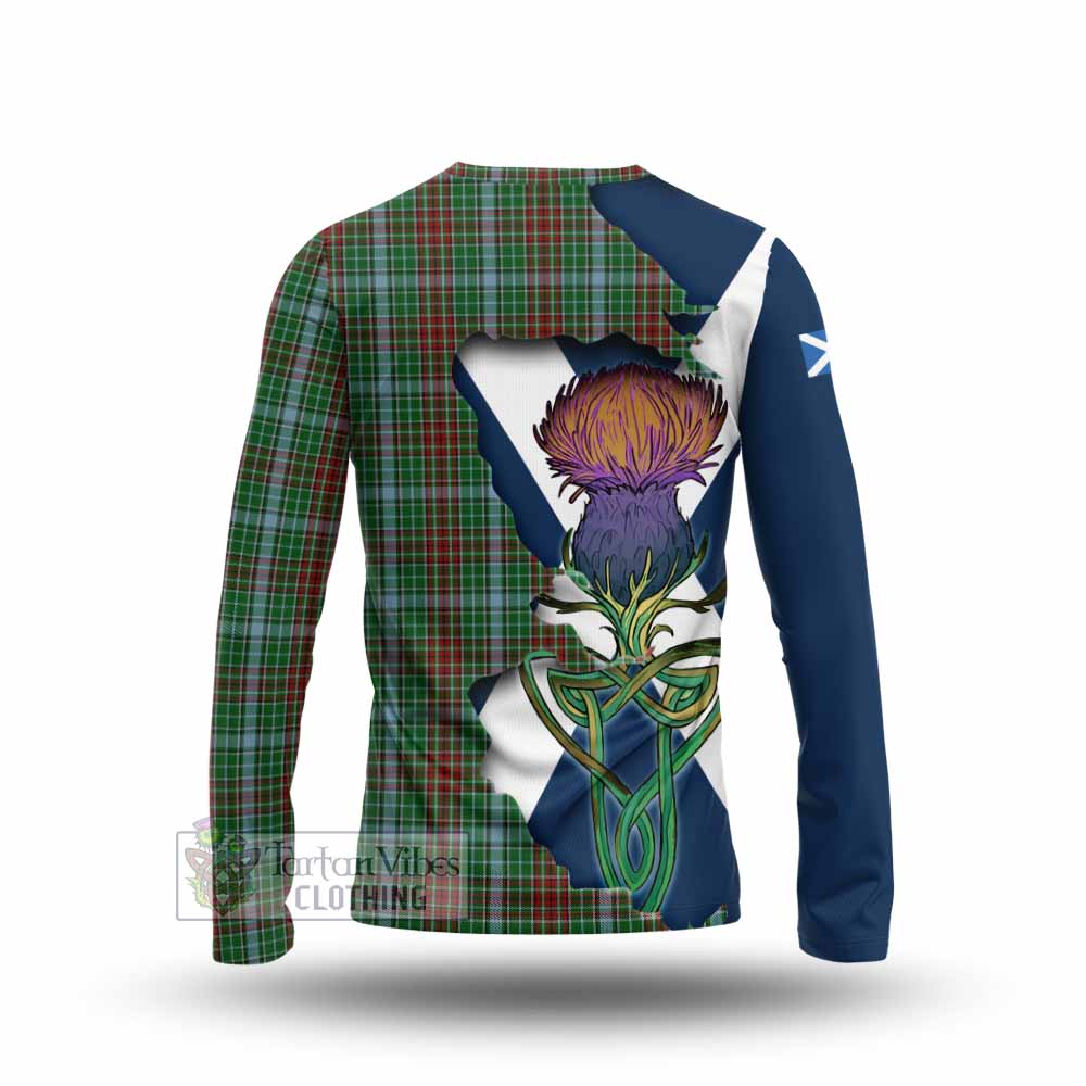Tartan Vibes Clothing Gayre Tartan Family Crest Long Sleeve T-Shirt Scottish Thistle Celtic Inspired