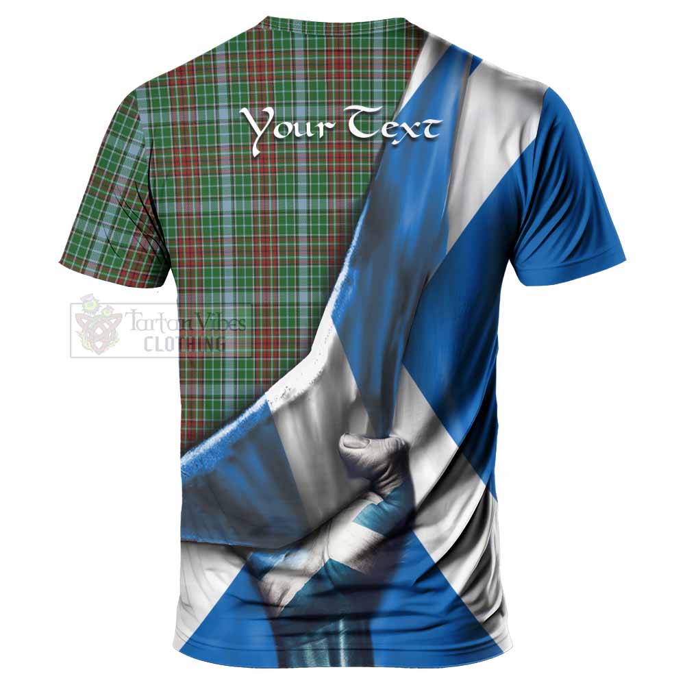 Tartan Vibes Clothing Gayre Tartan T-Shirt with Family Crest Scotland Patriotic Style
