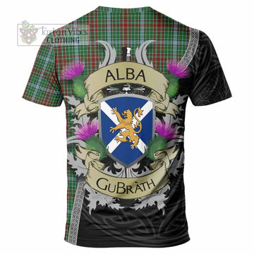 Tartan Vibes Clothing Gayre Tartan Family Crest T-Shirt Lion Rampant Royal Thistle Shield Celtic Inspired