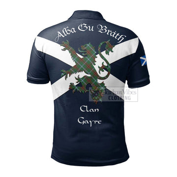 Gayre Tartan Lion Rampant Polo Shirt Proudly Display Your Heritage with Alba Gu Brath and Clan Name - Tartan Vibes Clothing
