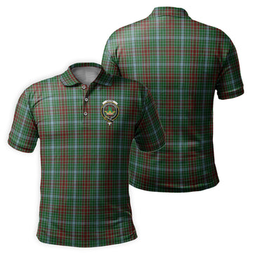 Gayre Tartan Men's Polo Shirt with Family Crest