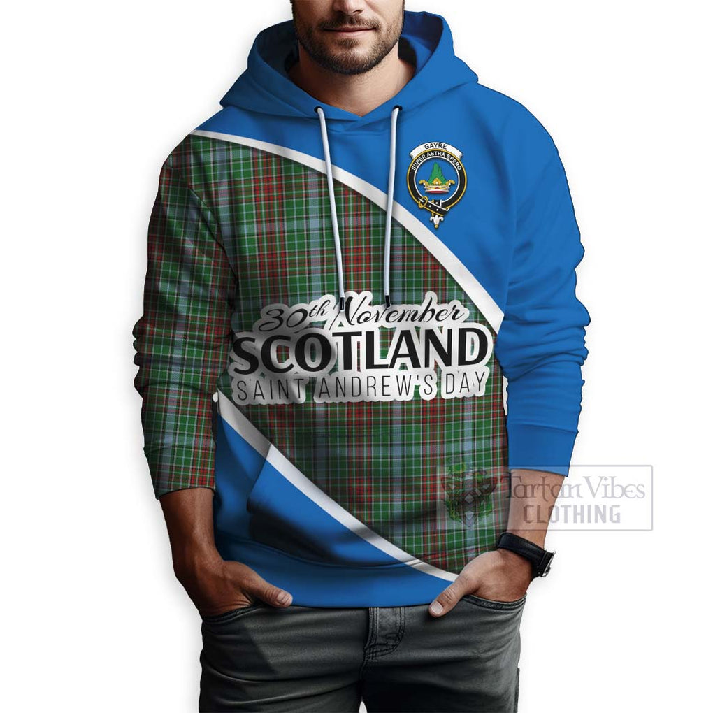 Tartan Vibes Clothing Gayre Family Crest Tartan Hoodie Celebrate Saint Andrew's Day in Style