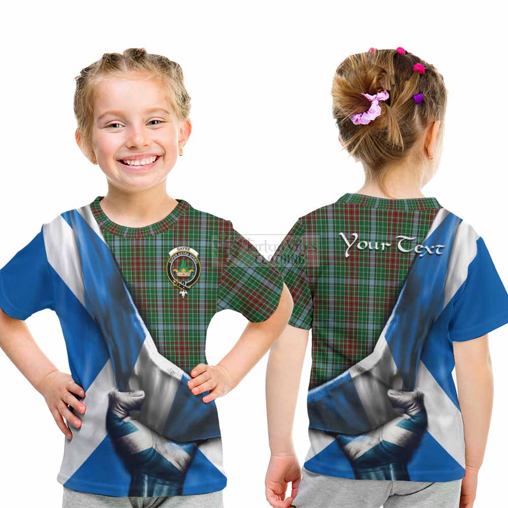 Tartan Vibes Clothing Gayre Tartan Kid T-Shirt with Family Crest Scotland Patriotic Style