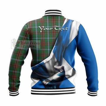 Gayre Tartan Baseball Jacket with Family Crest Scotland Patriotic Style