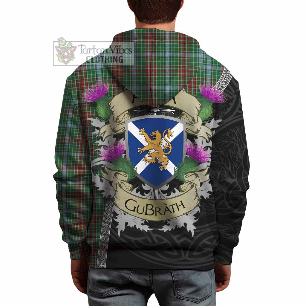 Tartan Vibes Clothing Gayre Tartan Family Crest Hoodie Lion Rampant Royal Thistle Shield Celtic Inspired