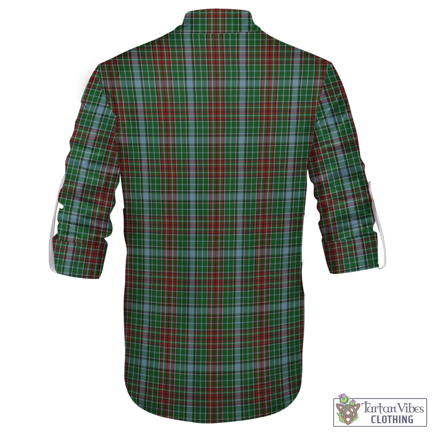 Tartan Vibes Clothing Gayre Tartan Men's Scottish Traditional Jacobite Ghillie Kilt Shirt