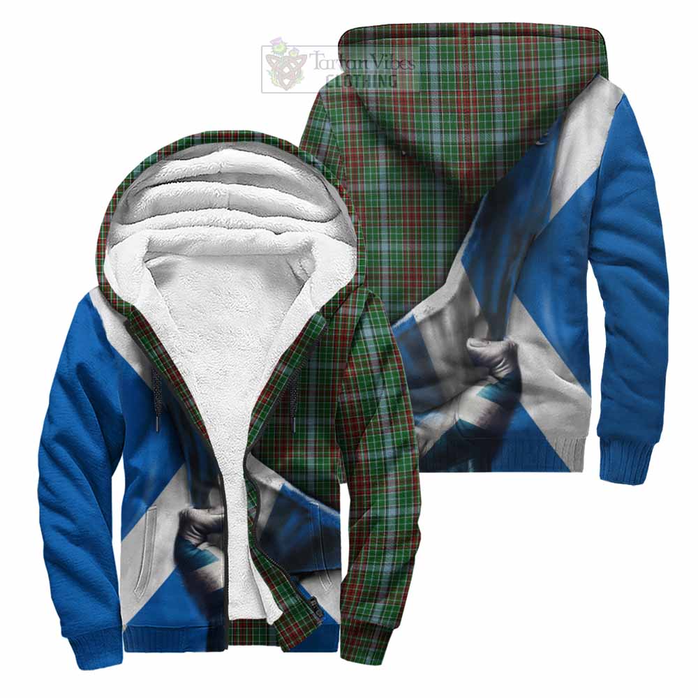 Tartan Vibes Clothing Gayre Tartan Sherpa Hoodie with Family Crest Scotland Patriotic Style