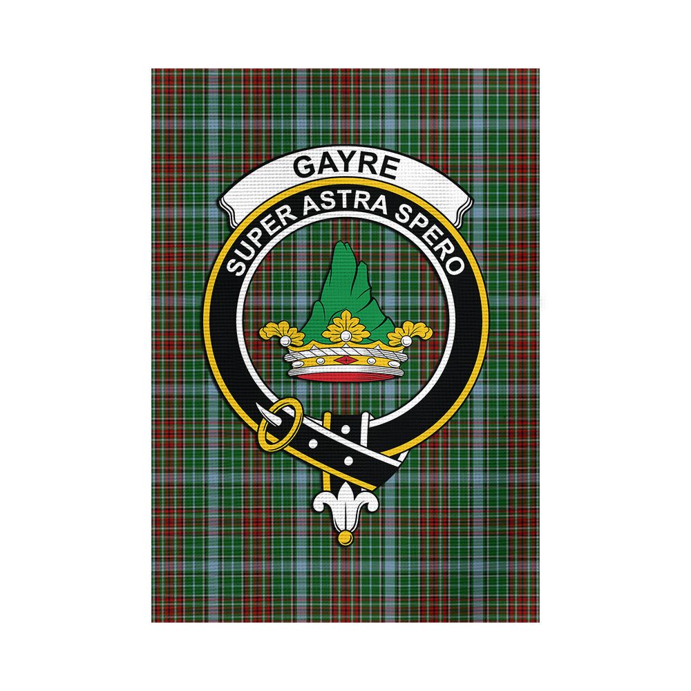 Gayre Tartan Flag with Family Crest - Tartan Vibes Clothing