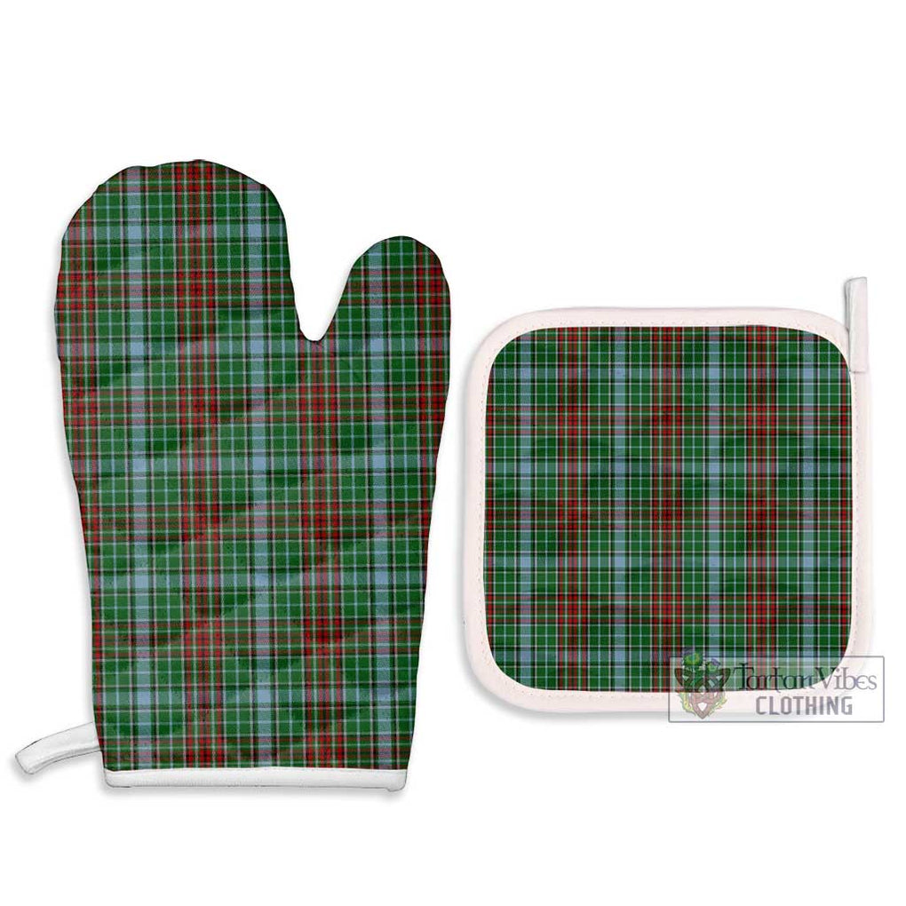 Gayre Tartan Combo Oven Mitt & Pot-Holder Combo 1 Oven Mitt & 2 Pot-Holder White - Tartan Vibes Clothing