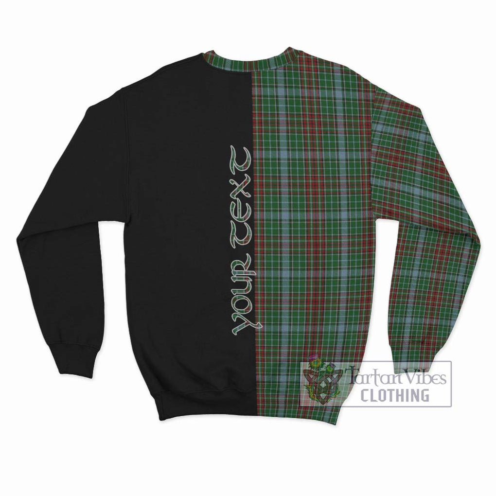 Gayre Tartan Sweatshirt with Family Crest and Half Of Me Style - Tartanvibesclothing Shop