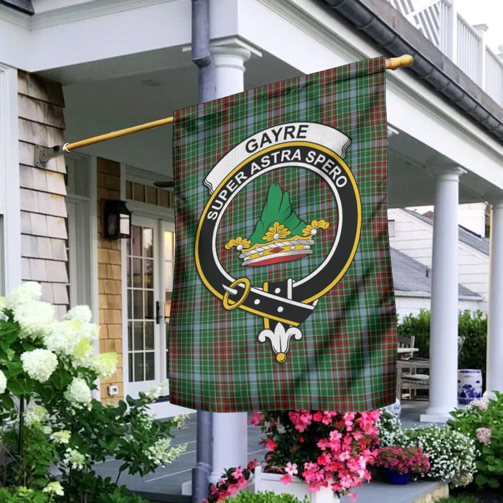 Gayre Tartan Flag with Family Crest - Tartan Vibes Clothing