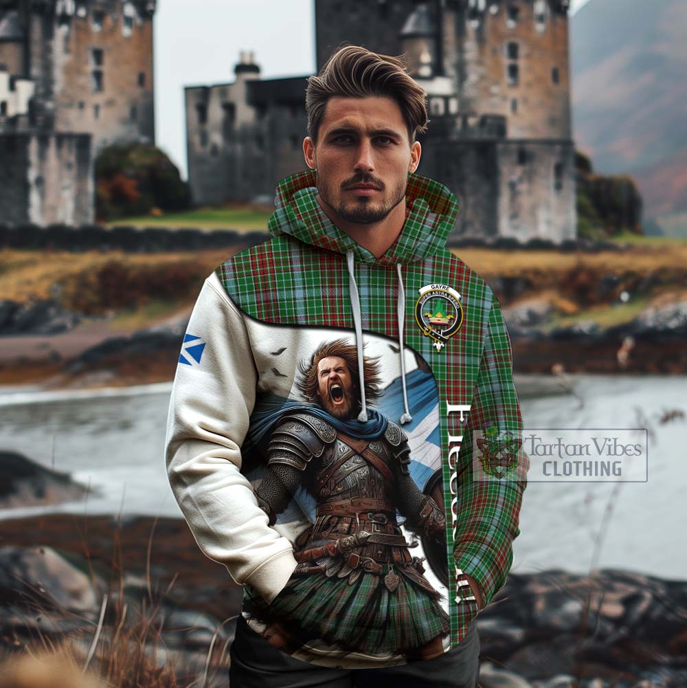 Tartan Vibes Clothing Gayre Crest Tartan Cotton Hoodie Inspired by the Freedom of Scottish Warrior