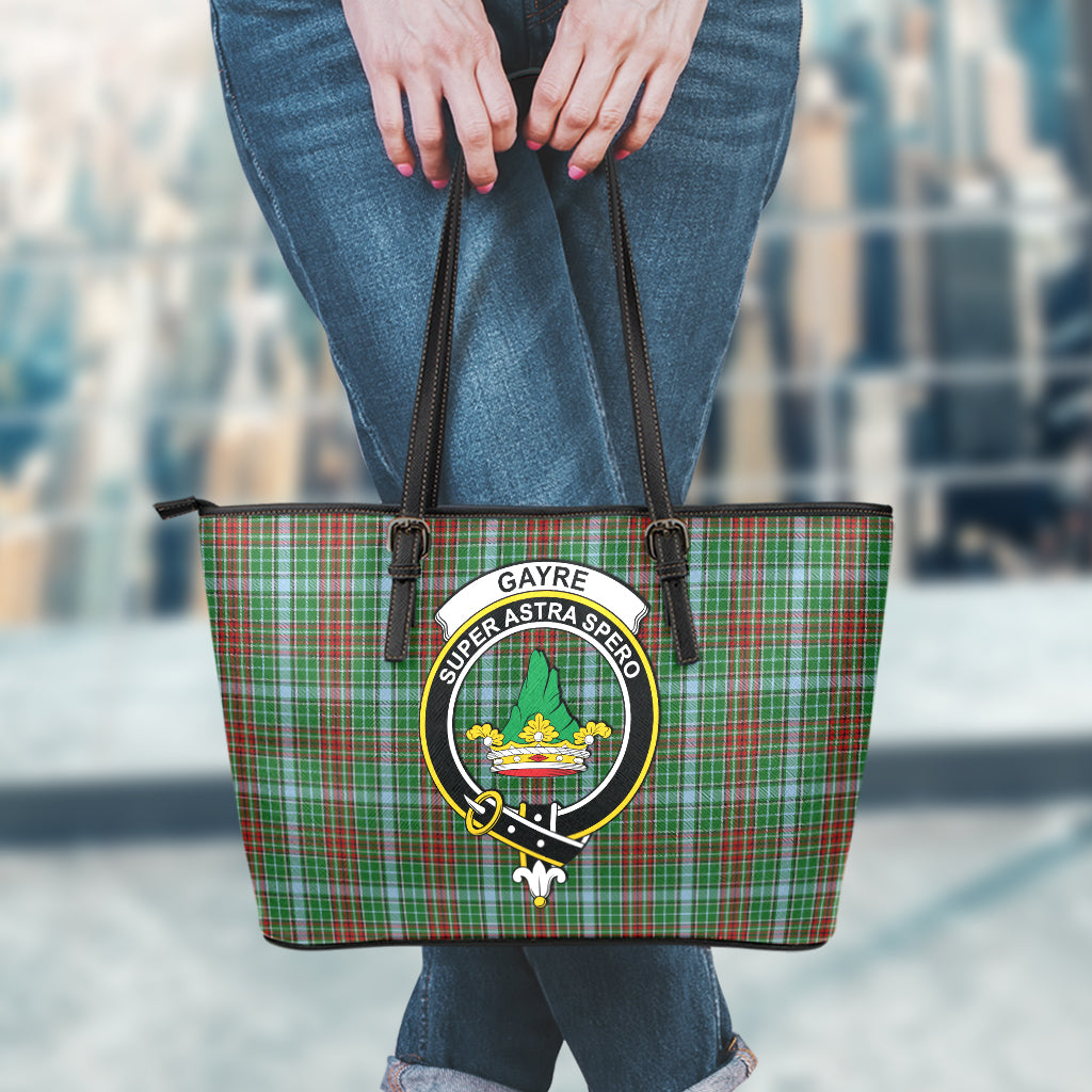 gayre-tartan-leather-tote-bag-with-family-crest