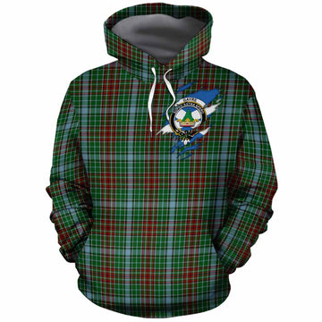 Gayre Clan Crest In Me Tartan Cotton Hoodie Scotland Flag Style