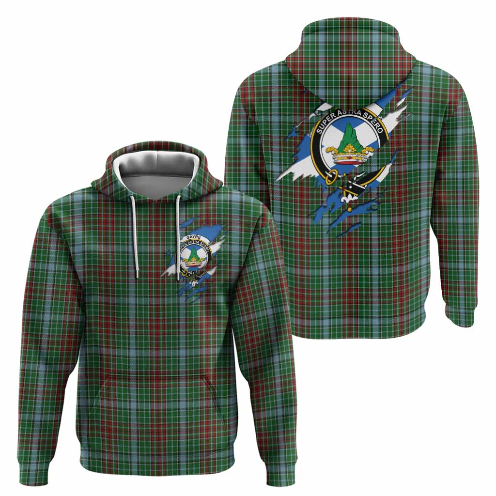 Gayre Clan Crest In Me Tartan Hoodie Scotland Flag Style