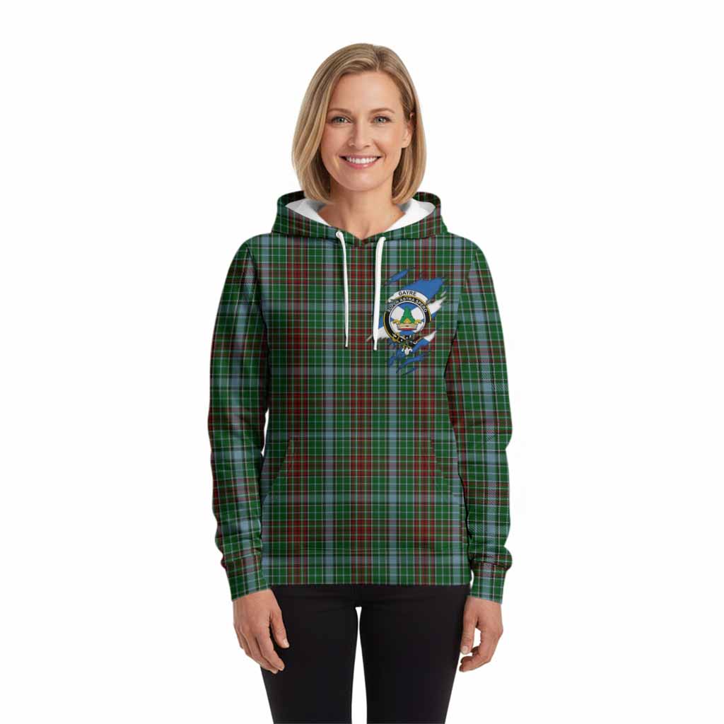 Gayre Clan Crest In Me Tartan Hoodie Scotland Flag Style