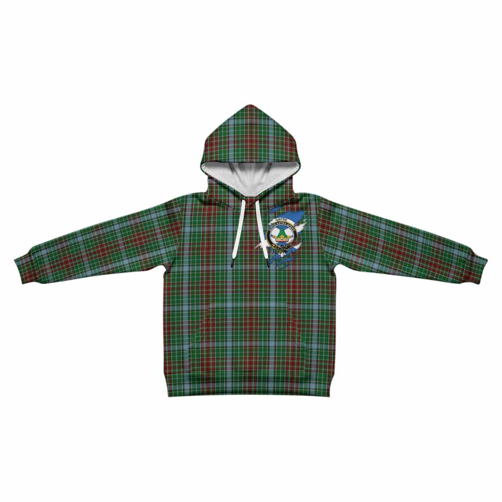 Gayre Clan Crest In Me Tartan Kid Hoodie Scotland Flag Style