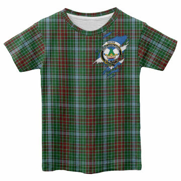Gayre Clan Crest In Me Tartan Kid T-shirt Scotland Flag Style