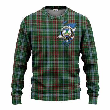 Gayre Clan Crest In Me Tartan Knitted Sweater Scotland Flag Style