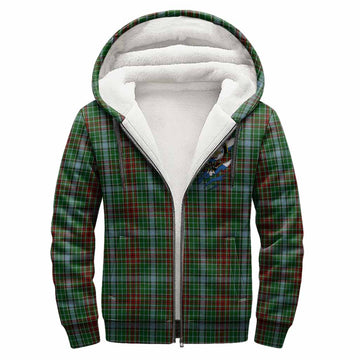 Gayre Clan Crest In Me Tartan Sherpa Hoodie Scotland Flag Style