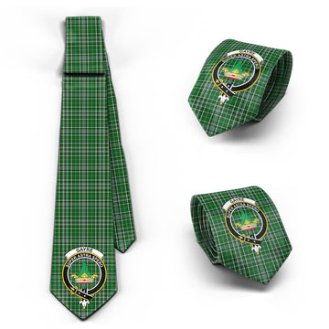 Gayre Dress Tartan Classic Necktie with Family Crest