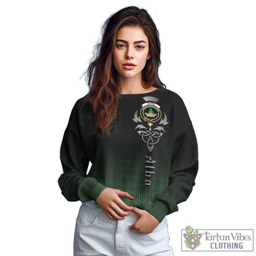Gayre Dress Tartan Sweatshirt Featuring Alba Gu Brath Family Crest Celtic Inspired