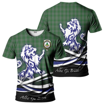 Gayre Dress Tartan T-Shirt with Alba Gu Brath Regal Lion Emblem