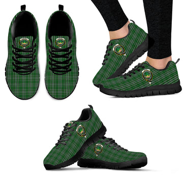Gayre Dress Tartan Sneakers with Family Crest