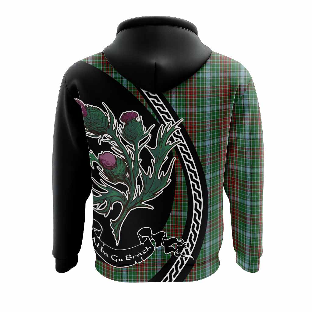 Gayre Family Crest Tartan Hoodie Alba Thistle Inspired - Tartan Vibes Clothing