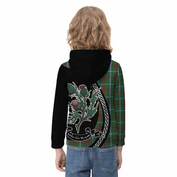 Gayre Family Crest Tartan Kid Hoodie Alba Thistle Inspired - Tartan Vibes Clothing