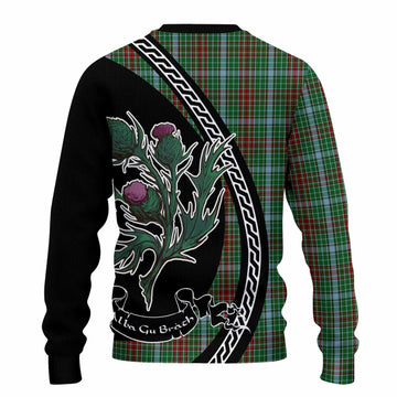 Gayre Family Crest Tartan Knitted Sweater Alba Thistle Inspired - Tartan Vibes Clothing
