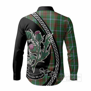 Gayre Family Crest Tartan Long Sleeve Button Shirts Alba Thistle Inspired
