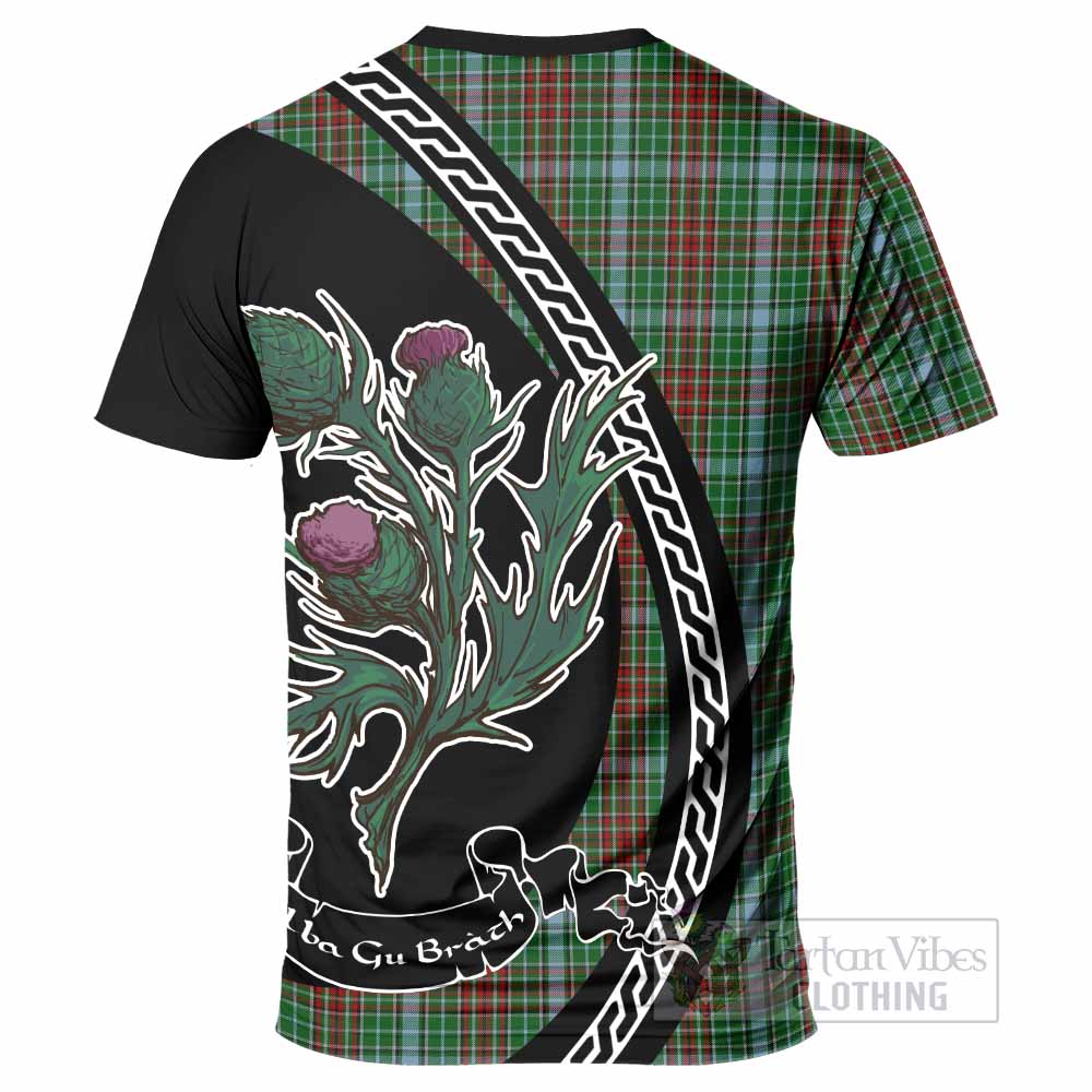 Gayre Family Crest Tartan T-Shirt Alba Thistle Inspired - Tartan Vibes Clothing