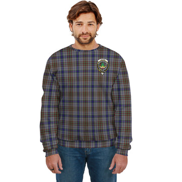 Gayre Hunting Tartan Sweatshirt with Family Crest