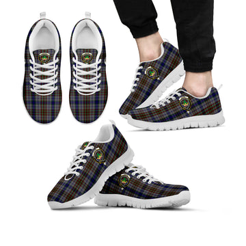 Gayre Hunting Tartan Sneakers with Family Crest