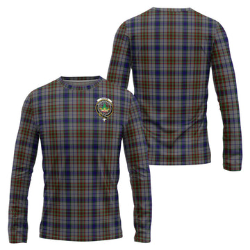 Gayre Hunting Tartan Long Sleeve T-Shirt with Family Crest