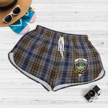 Gayre Hunting Tartan Womens Shorts with Family Crest