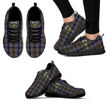 Gayre Hunting Tartan Sneakers with Family Crest